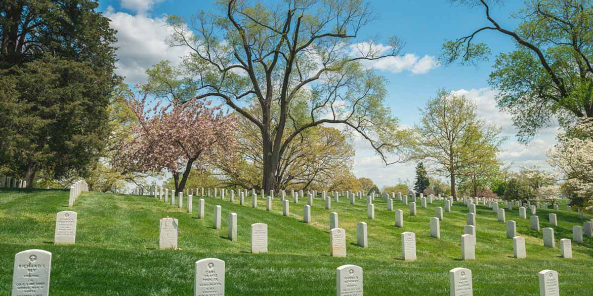 Grave Markers at Arlington National Cemetery