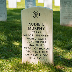 Audie Murphy Gravesite at Arlington National Cemetery