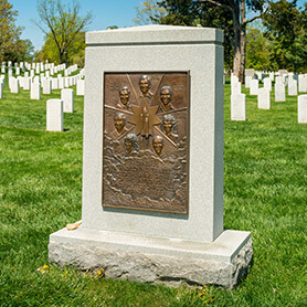 Crews of the Space Shuttles Challenger and Columbia Memorials at Arlington National Cemetery