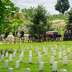 First Military Burial - Private William Christman at Arlington National Cemetery