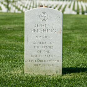 General Blackjack Pershing Gravesite at Arlington National Cemetery