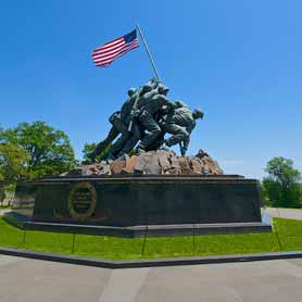 Marine Corps War Memorial at Arlington National Cemetery