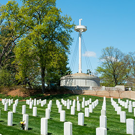 Mast of the USS Maine at Arlington National Cemetery
