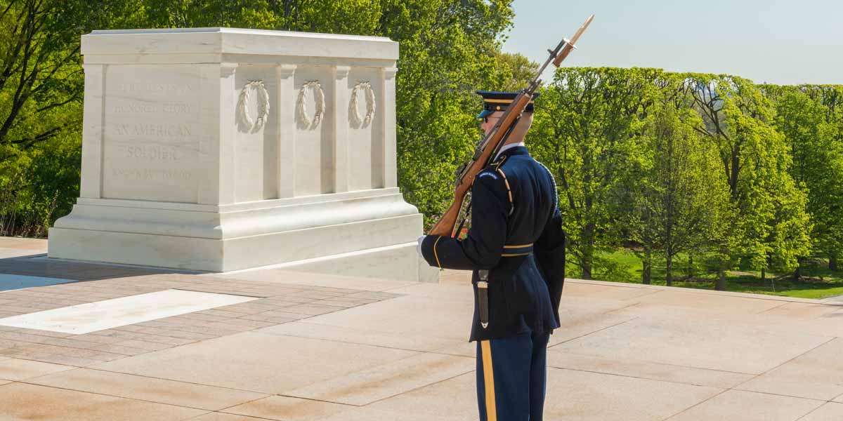 Tomb Guard at the Tomb of the Unknown Soldier