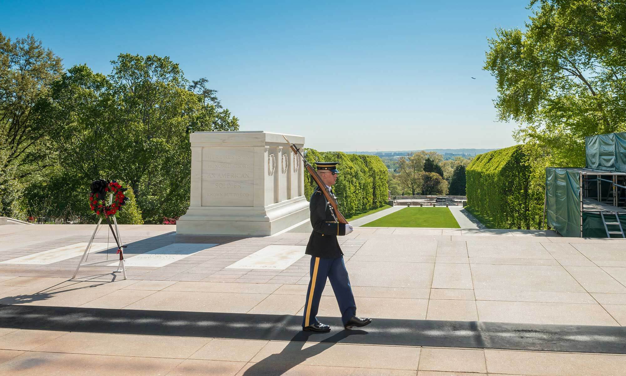 Tomb of the Unknown Soldier at Arlington National Cemetery