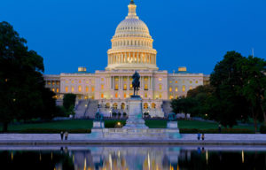 Washington DC Capitol Night